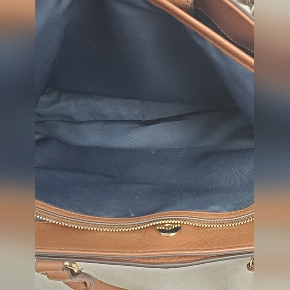 Cole Haan ILIANNA Leather Large Tote Handbag Satchel Bag - Picture 8 of 15